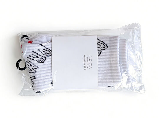 Cotton Spandex Sports Socks with jacquard pattern terry inside thick material ideal for mens and womens sports and daily