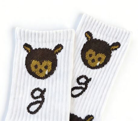 Thick Terry Sports Socks for Men and Women Made with Cotton Spandex Yarn Dyed Jacquard Technology Suitable for Biking Jogging and Active Lifestyle