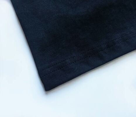 Mens t shirt made from 100 percent cotton heavy jersey fabric with 280gsm weight fitting style short sleeve solid color black