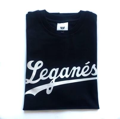 Mens t shirt made from 100 percent cotton heavy jersey fabric with 280gsm weight fitting style short sleeve solid color black