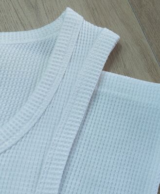 Mens tanktop solid color fitting design made of 65 polyester 35 cotton waffle fabric perfect for casual daily lifestyle