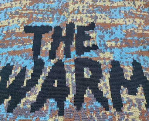 Mens Sweater Jacquard Pattern Pullover Style Thick 7GG Gauge Cotton Multicolor Casual Fit Suitable for Daily Life