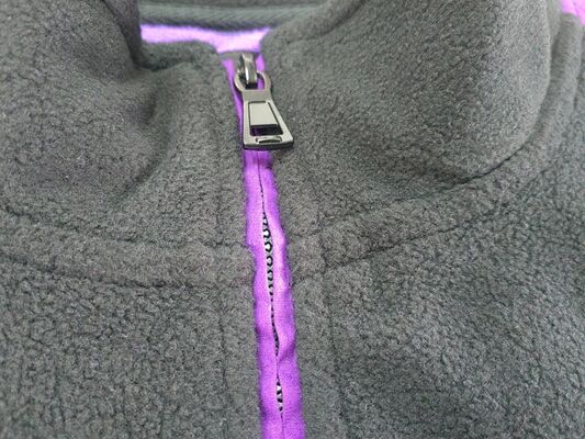 Mens sweatshirt knitted jacket thick warm polyester polar fleece fabric casual solid color design with zipper closure for winter