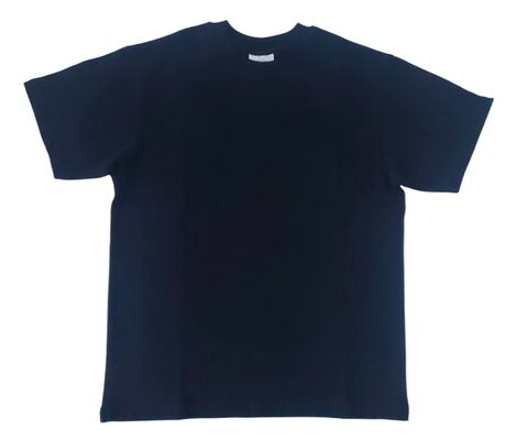 Mens t shirt solid color casual fitting short sleeve made of 100 percent cotton double yarn jersey fabric 250gsm weight