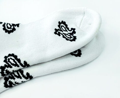 Cotton Spandex Sports Socks Thick Sweat Absorbent Socks for Men and Women Suitable for Biking Jogging and Casual Sports