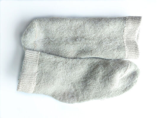 Mens womens warm thick knitted wool sports socks designed for winter season daily life casual wear and biking activities