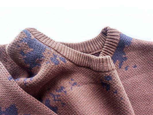Mens Sweater Thick Cotton Jacquard Pullover Multicolor Embroidered Sleeve Casual Fit Suitable For Daily Life