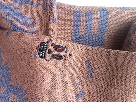 Mens Sweater Thick Cotton Jacquard Pullover Multicolor Embroidered Sleeve Casual Fit Suitable For Daily Life