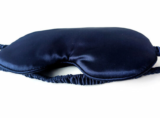 High density faux silk fabric EYEMASK with soft filling ideal for mens and womens comfortable sleeping and travel needs