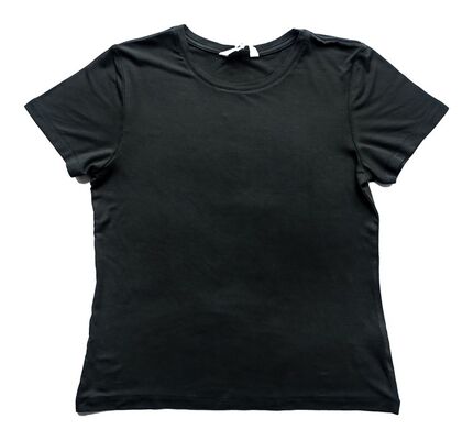 Womens top blank tee with no logo made from soft breathable viscose rayon blend fabric suitable for daily life fitting comfortable wear