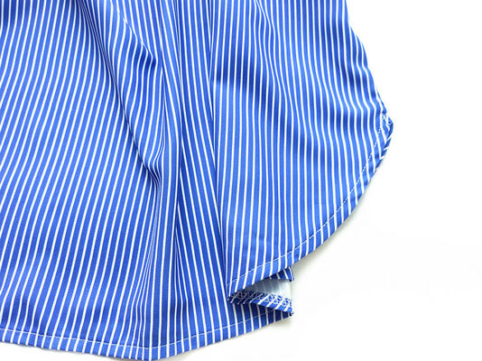 Womens top striped short sleeve polyester woven fabric spring summer mesh style fitting daily life wear xs to xxl sizes available