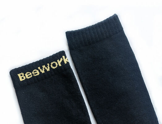Sports Socks Featuring Quickdry Jacquard Technology and Thick Terry Inside for Mens Daily Life and Athletic
