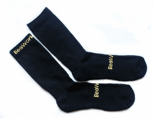 Sports Socks Featuring Quickdry Jacquard Technology and Thick Terry Inside for Mens Daily Life and Athletic