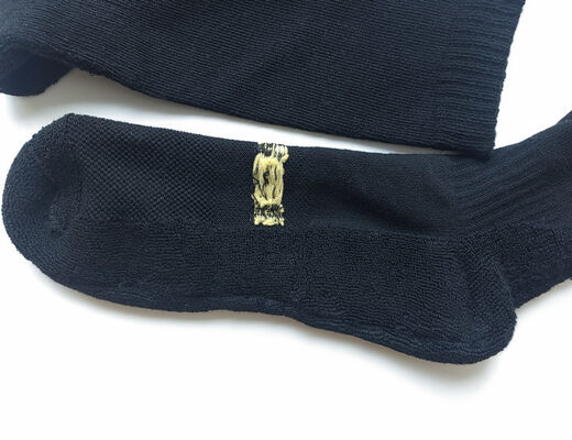 Sports Socks Featuring Quickdry Jacquard Technology and Thick Terry Inside for Mens Daily Life and Athletic