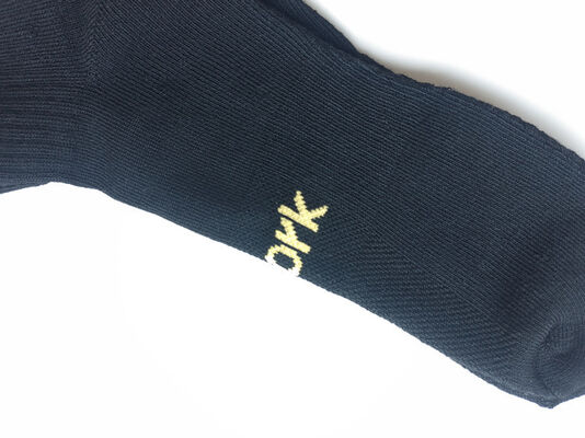 Sports Socks Featuring Quickdry Jacquard Technology and Thick Terry Inside for Mens Daily Life and Athletic