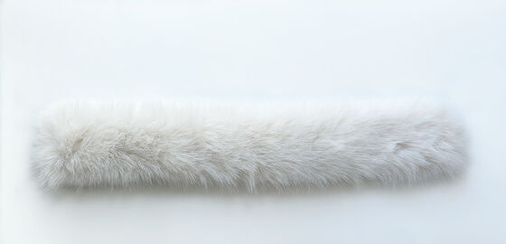 Women Plush Scarf Made From 100 Percent Polyester Fake Fox Fur Thick Winter Neckwarmer Muffler Magnetic Closure