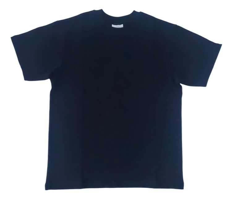 Mens t shirt solid color casual fitting short sleeve made of 100 percent cotton double yarn jersey fabric 250gsm weight