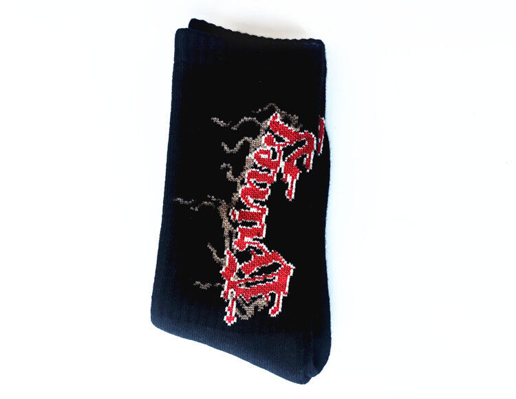 Thick terry cotton sports socks with jacquard yarn dyed pattern for mens and womens biking jogging and daily life activities